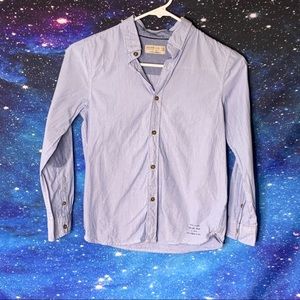 Zara Boys- Long Sleeve Blue Button Down size 7/8